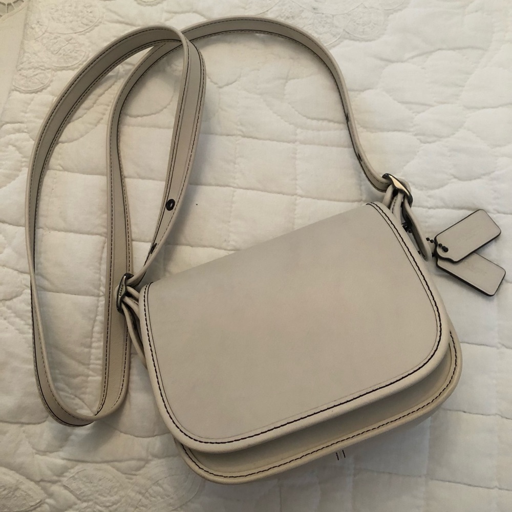 Coach Glove Tanned Mini Saddle Bag